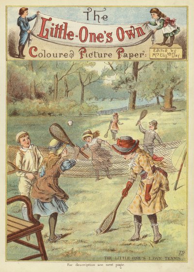 De minstes plentennis (chromolitho) av English School