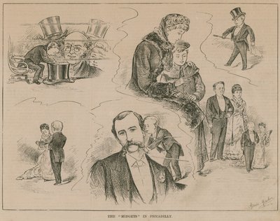 Die Zwerge in Piccadilly von English School