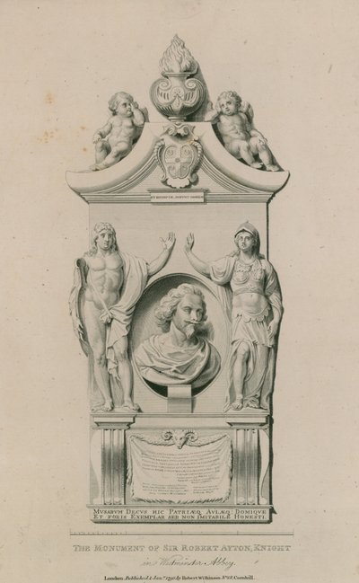 Monumentet til Sir Robert Ayton av English School