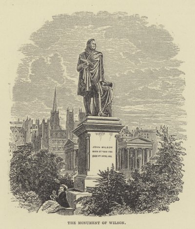 Monumentet til Wilson (gravering) av English School