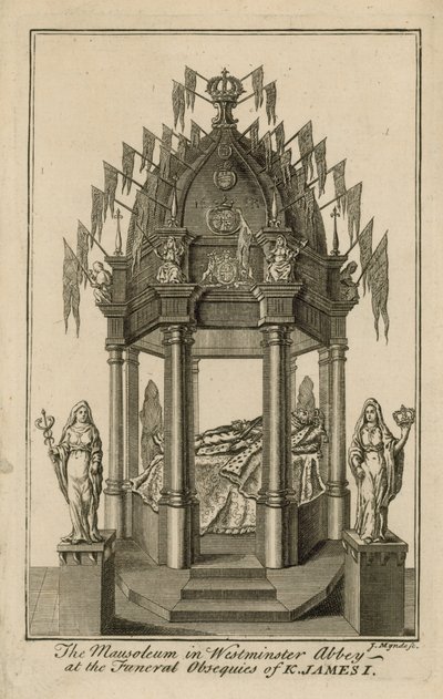 Monumentet til kong James I av English School