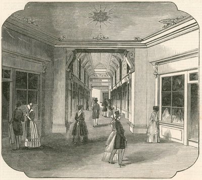 Den nye Exeter Change, Strand, London av English School