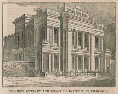 Den nye litterære og vitenskapelige institusjonen, Islington, London av English School