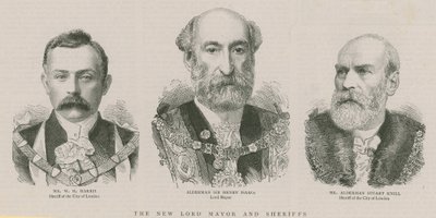Den nye Lord Mayor og Sheriffs: Alderman Sir Henry Isaacs, Lord Mayor av English School