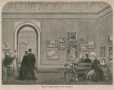 Det nye Vernon Gallery i South Kensington av English School