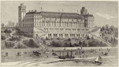 Det nye akvariet og vinterhagene i Tynemouth av English School