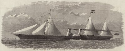 Det nye clipper-dampskipet Ly-ee-moon, bygget for opiumshandelen av English School