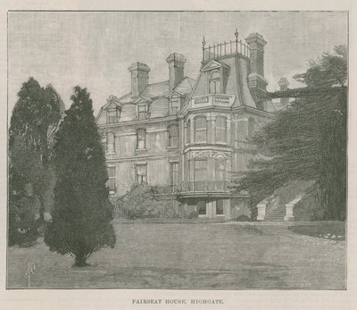 Den nye offentlige parken ved Highgate: Fairseat House av English School