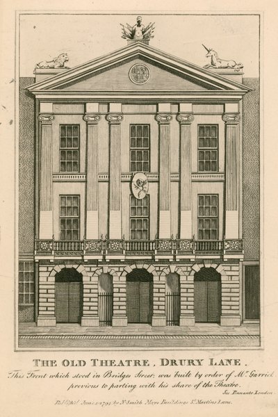 Det gamle teateret, Drury Lane av English School