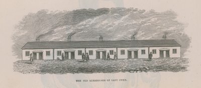 De gamle almissehusene til Lady Owen av English School