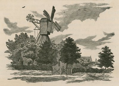 Den gamle møllen på Wimbledon Common av English School