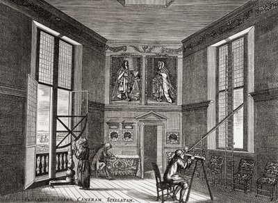Det gamle observasjonsrommet, Greenwich, fra A Short History of the English People av J. R. Green, utgitt 1893 av English School