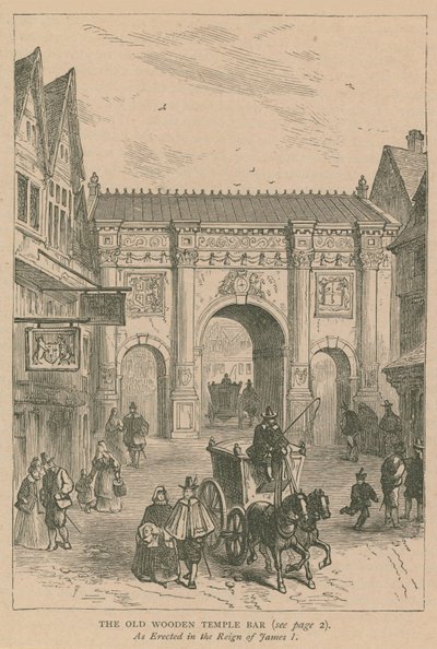 Den gamle Temple Bar i tre av English School