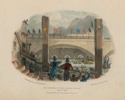 Åpningen av den nye London Bridge av English School