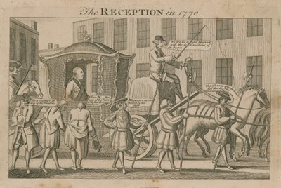Mottakelsen i 1770 av English School