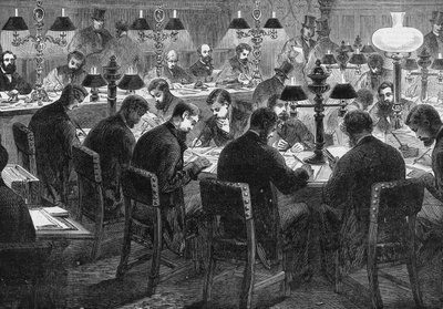 Reporterrommet i Underhuset av English School