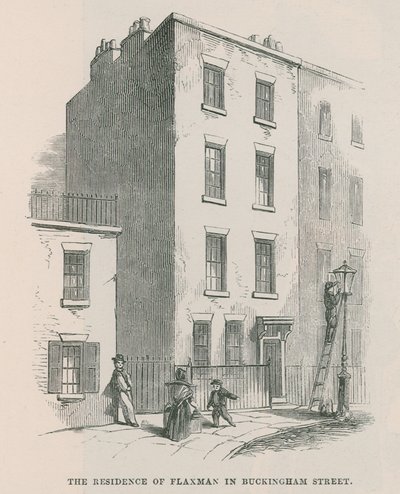 Residensen til John Flaxman i Buckingham Street av English School