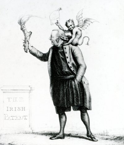 Høyre Rev. Volunteer B av D, utgitt av Richard Morton Paye, 1784 (stipple) av English School
