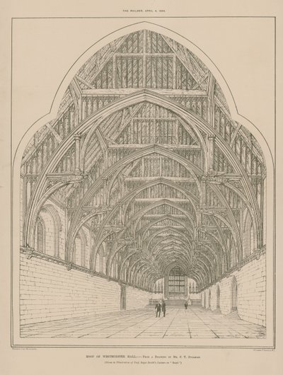 Taket på Westminster Hall av English School