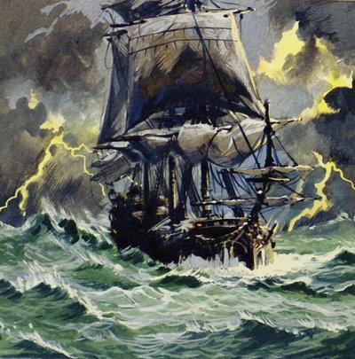 Den stormfulle turen inspirerte Wagners The Flying Dutchman av English School