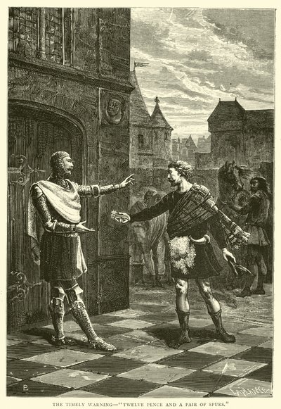 Den rettidige advarselen, tolv pence og et par sporer av English School