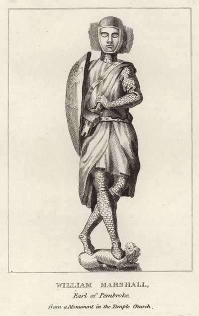 Graven til Sir William Marshal av English School