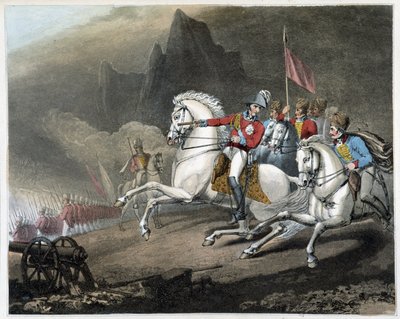 Seirene til hertugen av Wellington (fra platene til R. Westall), London, red. Thomas Davidson av English School