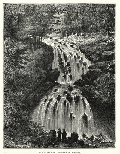 Fossen, Faymont-kaskaden (gravering) av English School