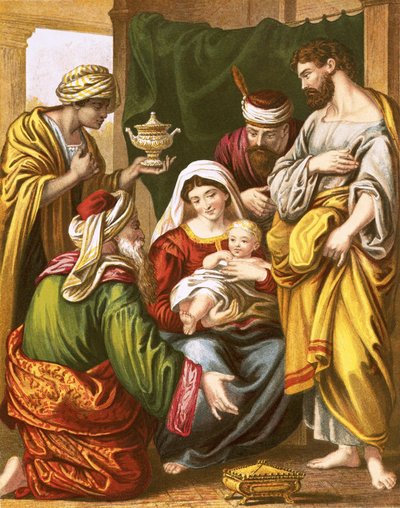 De vise menns offer til spedbarnets frelser av English School