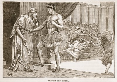 Theseus og Aegeus av English School