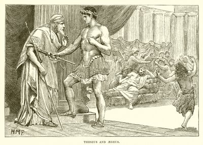 Theseus og Aegeus av English School