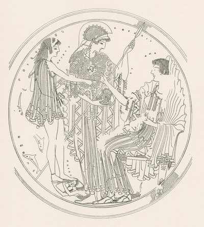 Theseus og Amfitrite (gravering) av English School