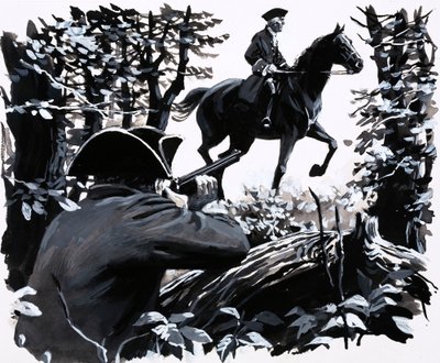 Thomas Coram var ikke universelt likt (gouache på papir) av English School