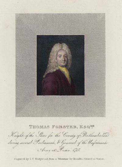 Thomas Forster (farget gravering) av English School