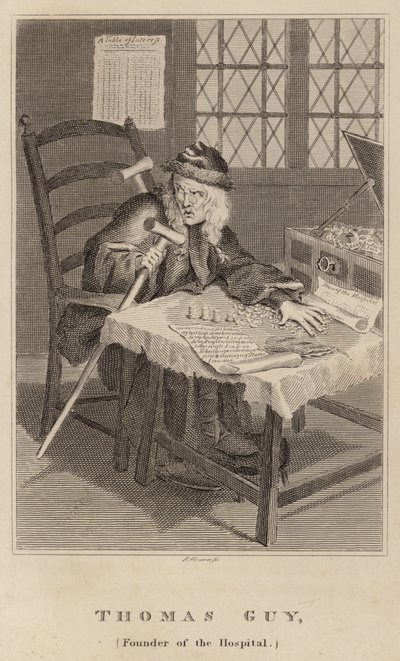 Thomas Guy, grunnlegger av sykehuset av English School