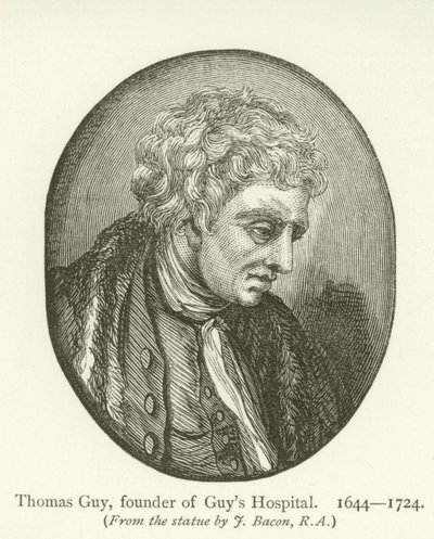 Thomas Guy, Gründer des Guys Hospital von English School