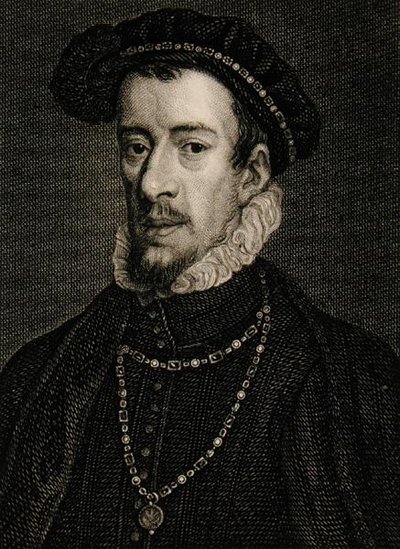 Thomas Howard (1536-72) 4. hertug av Norfolk (gravering) av English School
