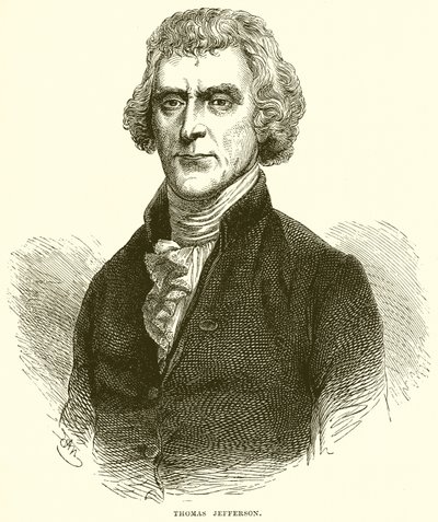 Thomas Jefferson av English School