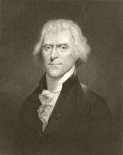 Thomas Jefferson av English School