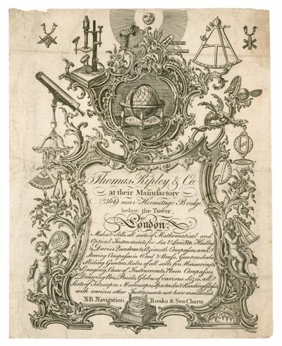 Thomas Ripley & Co, byttekort av English School