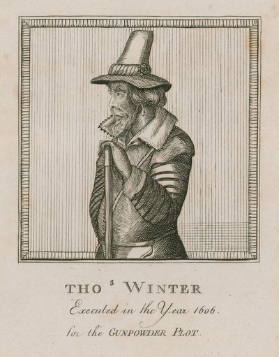 Thomas Winter, henrettet i år 1606 for Kruttplottet av English School