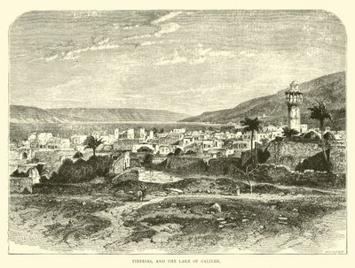 Tiberias og Galileasjøen av English School
