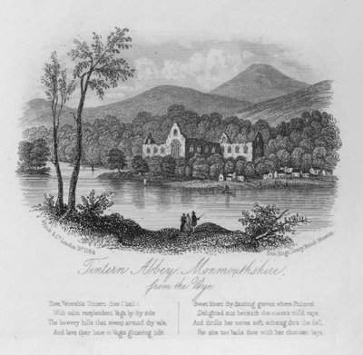 Tintern Abbey, Monmouthshire, fra Wye av English School