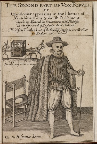 Tittelside for 'The Second Part of Vox Populi' eller 'The Second Part of Vox Populi', av Janss Ashuerus av English School