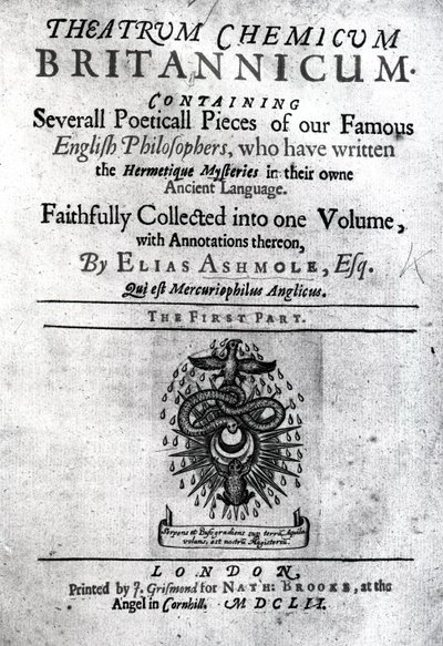Tittelside til Theatrum Britannicum av Elias Ashmole, 1652 (trykk) av English School