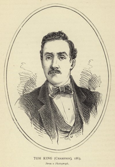 Tom King, mester, 1863, Fra et fotografi av English School