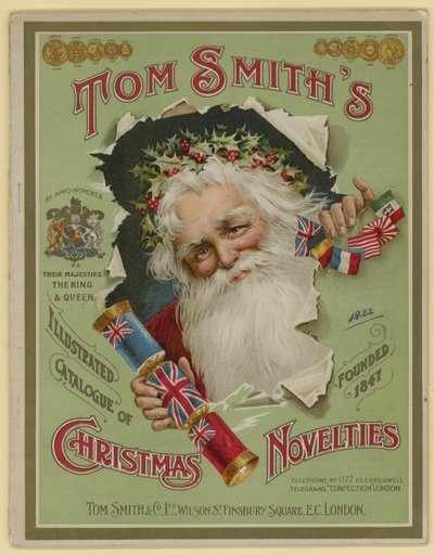 Tom Smith & Co Ltd, Christmas Novelties, Christmas Crackers, Brosjyreomslag av English School