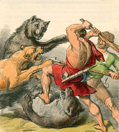 Tom og Tinkeren dreper bjørnene og løvene av English School