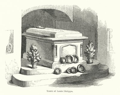 Graven til Louis Philippe (gravering) av English School