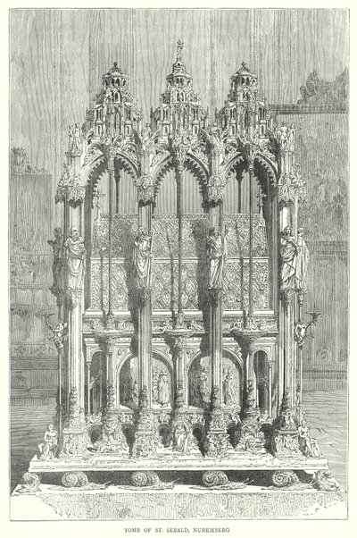 St. Sebalds grav, Nürnberg (gravering) av English School